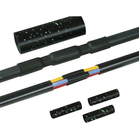 Ensemble de raccordement thermorétractable avec éclissages 12 - 48 mm HellermannTyton 380-04014 1 pc