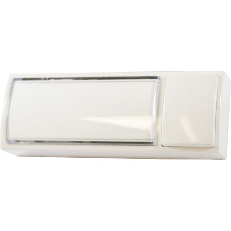 Bouton poussoir lumineux +PE blanc – Accessoire pour interphone – Résistant aux intempéries – Installation facile – Compatible avec systèmes Urmet