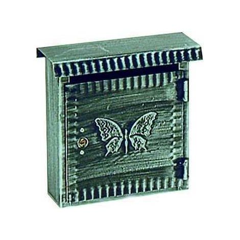 Caja para cartas Fe-Battuto pequeña envejecida 22x8x25H
