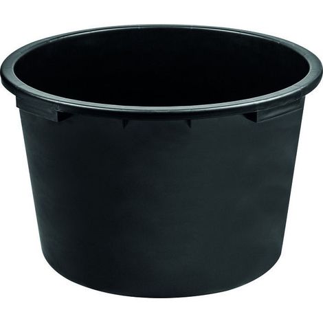 Seau de maon 65L en plastique renforcé – Résistant aux chocs et aux UV – Poignées ergonomiques pour transport facile –