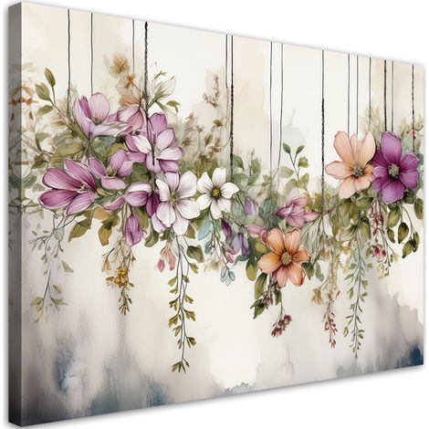 Quadro su tela, Fiori Piante botaniche - 60x40 (1/5)