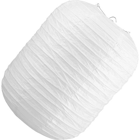Abat Jour Papier Pliable Blanc, Lanterne en Papier Facile à Installer, Adoucit la Lumière, Décoration pour Coin Récréatif ou Pièce (1/5)