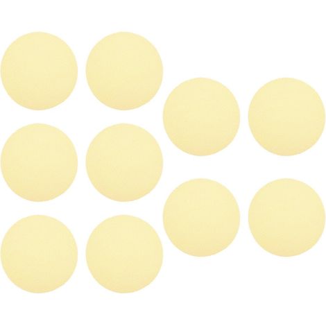 Lot de 10 tapis de cuisson vapeur ronds en silicone jaune, antiadhésif, thermorésistant, de 18 cm, pour la cuisson des dim sum et des raviolis (1/5)