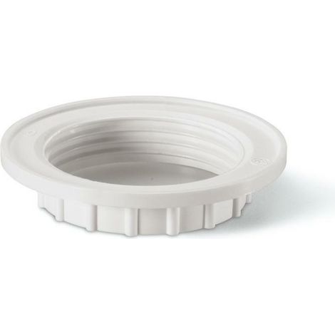 Scame fermatazza in termoplastico e27 mm58 nero portalampada con camicia filettata 190.73 n