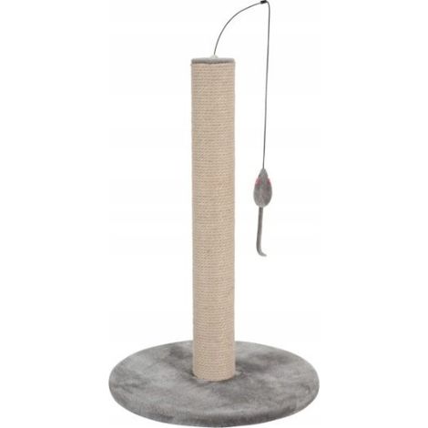 Rascador de sisal ZOLUX con juguete, 63 cm, gris
