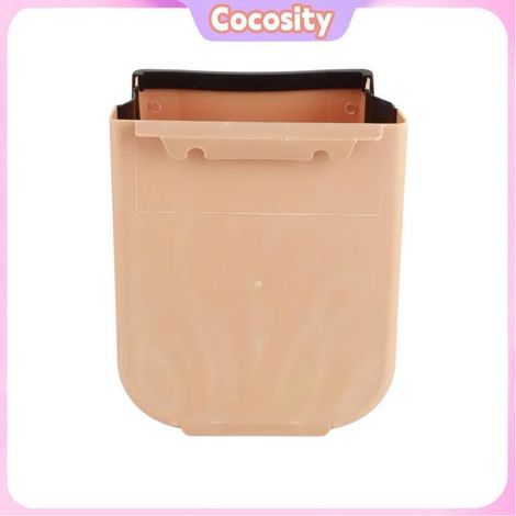 Cocosity Poubelle de cuisine pliable suspendue Collapsible Hanging Kitchen Waste Bin 9L Plastic Kitchen Folding jardin herbe Café (1/5)