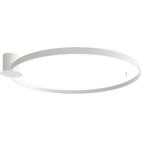 Design Deckenlampe Deckenleuchte LED Ring weiß Esszimmerleuchte Wohnzimmerlampe (1/5)
