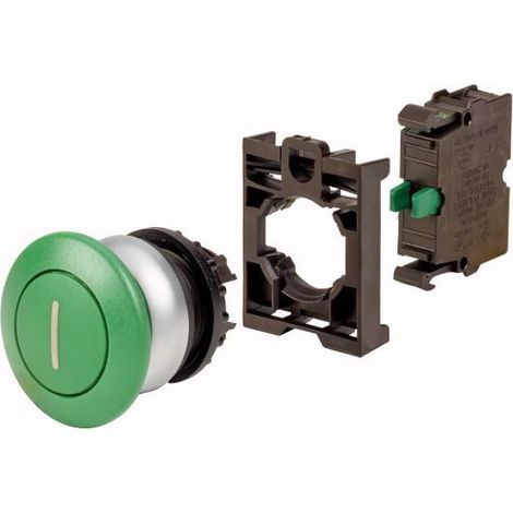bouton poussoir « coup de poing » RMQ Titan 000132622 EATON M22 DP G X1 K10 BVP