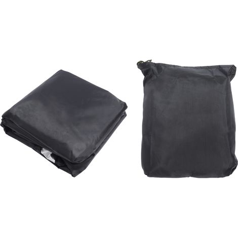 TOIVIZE-Housse de Protection pour Chaise de Jardin en Oxford Noir Anti-UV Imperméable à Vent et Poussière avec Fermetures et Cordon Ajustable (1/5)