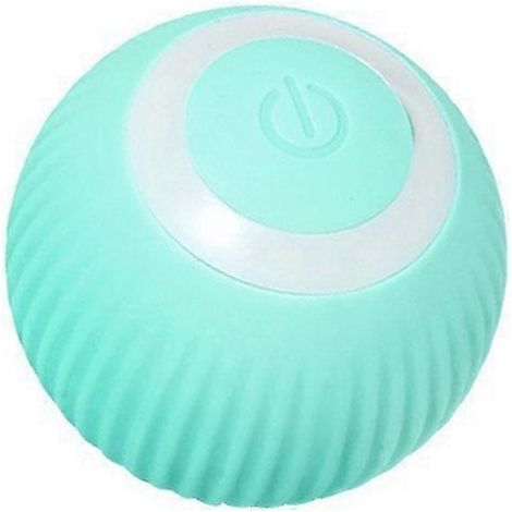 Jouet intelligent pour chats : balle roulante automatique, jouet électrique interactif pour chats, jouet d'entraînement autopropulsé, rechargeable par USB, bleu (1/5)