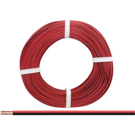 218-5-25 Cavo per cablaggi 2 x 0.14 mm² Rosso/Nero 25 m (1/2)