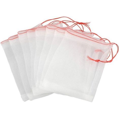 Filet Anti-Insectes - 10 x 15 cm - Pour Protection Plantes Fruits Jardin - Nylon - Lot de 50 (1/4)