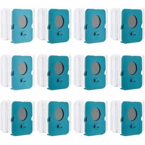 Set di 12 sacchetti per la polvere Clean Station per Samsung Bespoke Jet VCA-ADB95, XU, VS20A95923W, sacchetti di ricambio per aspirapolvere, sacchetti per aspirapolvere, accessori per aspirapolvere - (1/4)