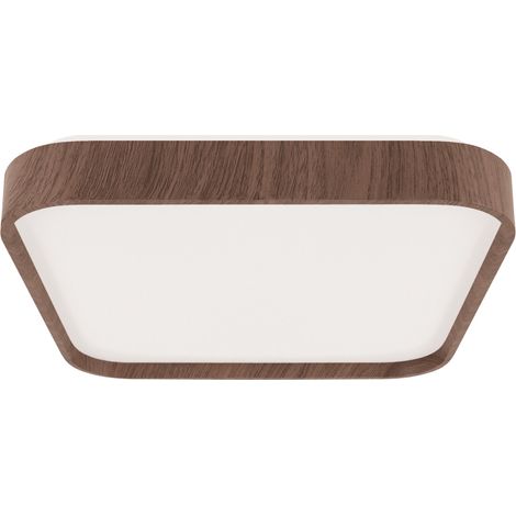 Plafoniera bagno quadrata 48cm rovere LED 48W 4100K Struhm (1/2)