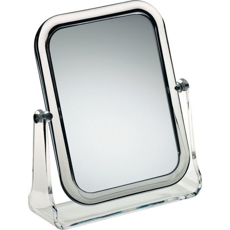 Kela Flavia 20719 - Specchio da Tavolo, in Acrilico, Doppio con ingrandimento 1x e 3X (1/2)