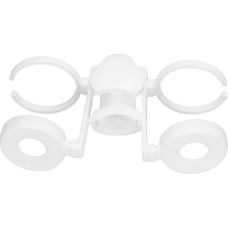 Porte-gobelet blanc pour parasol de plage, support de boisson, porte-verre pour sable (1/5)