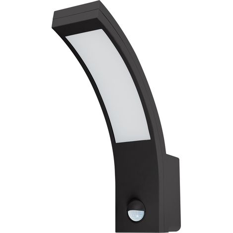 Lampada da parete per esterni con sensore di movimento SONET LED S 10W 4100K IP54 nero (1/2)