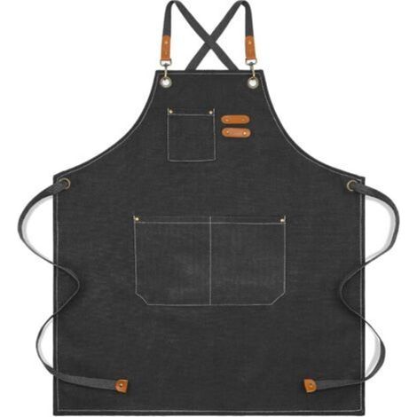 Tablier multifonctionnel en toile - Avec poches à outils - Boucle à dégagement rapide (1/5)