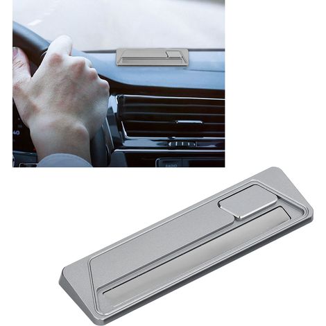 Panneau de stationnement temporaire, plaque d'immatriculation mobile pour véhicule, panneau de stationnement caché personnalisé, panneau de stationnement gris mobile (1/5)