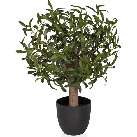 Plante artificielle / Arbre artificiel OLIVE S 70 cm vert hjh OFFICE
