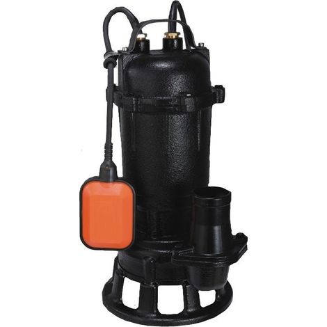 Pompe submersible pour eaux usées de fosse septique avec broyeur et flotteur 3200 W (1/5)