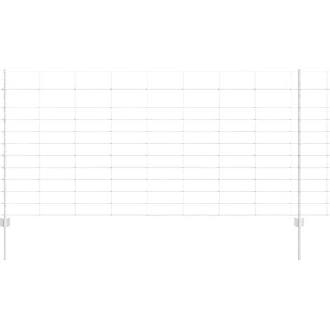 Maison Exclusive - Wildzaun mit Pfosten 50 x 1,2 m (B x H) Feuerv