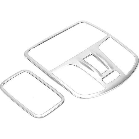 2-teiliges Set ABS-Leselampenrahmen-Abdeckungsleisten-Zubehör passend für HYUNDAI Elantra 18-19