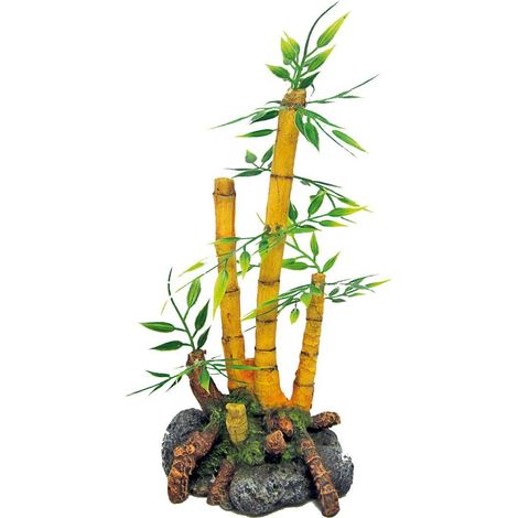 Pianta giapponese di Bamboo 9x8x18,5 cm decorazione per acquari