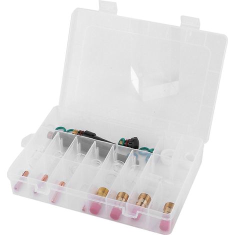 30-teiliges Glasbecher-Set, hitzebeständig, Größen 4, 5, 6, 7, 8, 10, 12, Zubehör für WIG-Schweißbrenner