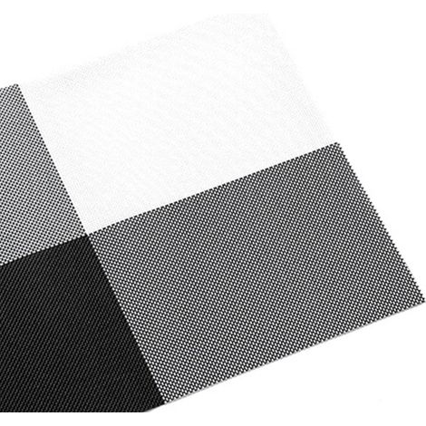 Wärmeisolierendes Platzset, Platzset im westlichen Stil, skandinavisches, hitzebeständiges Platzset, Untersetzer, wärmeisolierender und wasserdichter PVC-Untersetzer (1/5)