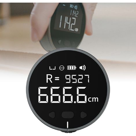 Tragbares elektronisches Lineal zur Messung gerader und gekrümmter Flächen, zur Rollmessung zylindrischer und unregelmäßiger Flächen, multifunktionales elektronisches Lineal mit Digitalanzeige (1/5)