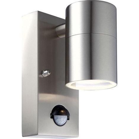 Trade Shop - Aplique Cuerpo Aluminio Con Sensor De Movimiento Gu10 Ip44 - (1/5)