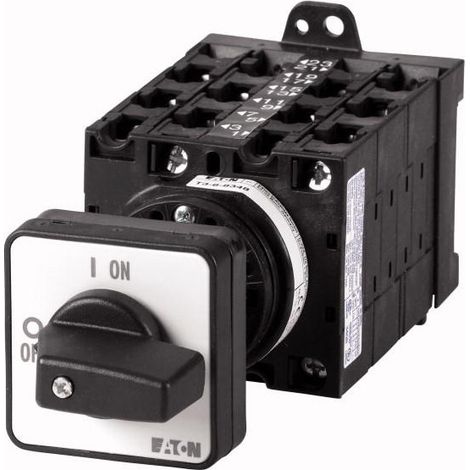 Inverseurs Contacts: 12 32 A à accrochage encastré avec fixation arrière 000078449 EATON T3-6-8370/Z