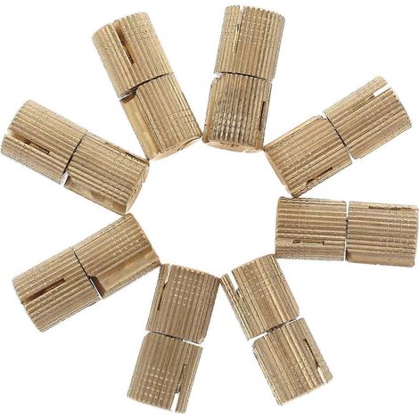 Lot de 8 charnières invisibles en laiton pour boîtes à bijoux, armoires et supports de meubles (1/5)