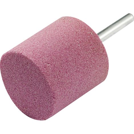 Pierre abrasive pour le meulage de l'acier, tige P80, 25 x 30 x 6 mm, Vorstahl (1/3)