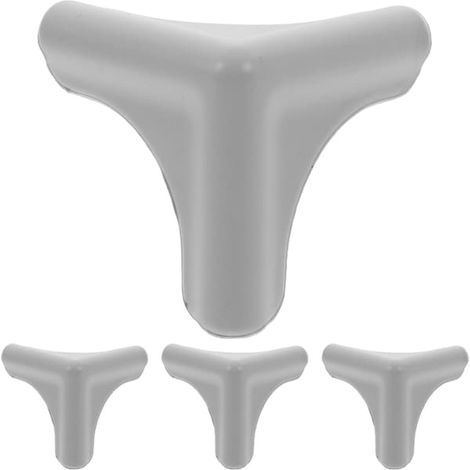 Ensemble de 4 pièces comprenant des protections d'angle pour hottes de cuisine et des protections de bord pour tables - Protections de sécurité anti-collision adaptées aux meubles et aux cuisines (1/5)