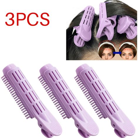 Lot de 3 Pinces à Cheveux Fluffy, Bigoudis Racine Ondulés, Onde Volume Styling Accessoire Coiffure pour Femmes et Filles (1/5)