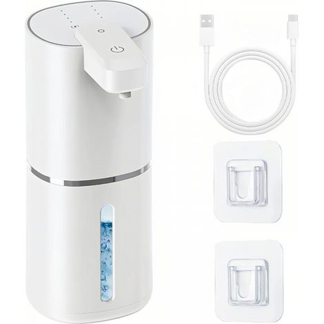 Distributeur automatique de savon liquide, distributeur de savon liquide sans contact, distributeur de savon mural, distributeur de savon rechargeable (1/4)