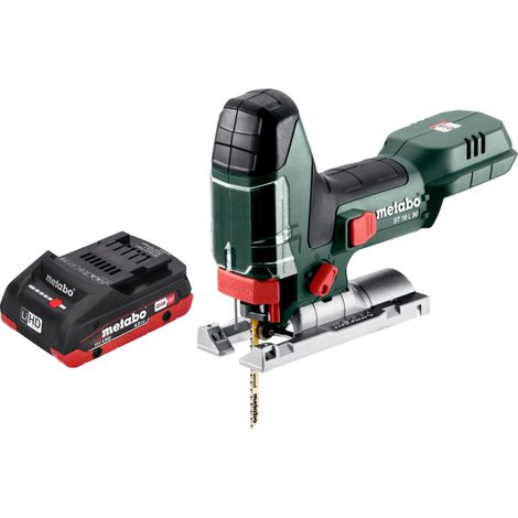 Sega alternativa a batteria Metabo ST 18 L 90 18 V 90 mm + 1x batteria LiHD 4,0 Ah - senza caricabatteria
