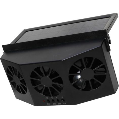Mikikit Ventilateur Extraction Solaire pour Voiture Ventilation (1/5)