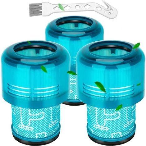 3 Packs Filtre de Remplacement Compatible Aspirateur Dyson V11 V15 Detect Animal Absolute Extra Pro Torque Drive Motorhead (1/4)
