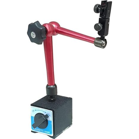 1 Support Universel Comparateur, Base Magnétique 80 Kgn, Bras Réglable 360 Degrés, Pour Contrôle Industriel (1/5)