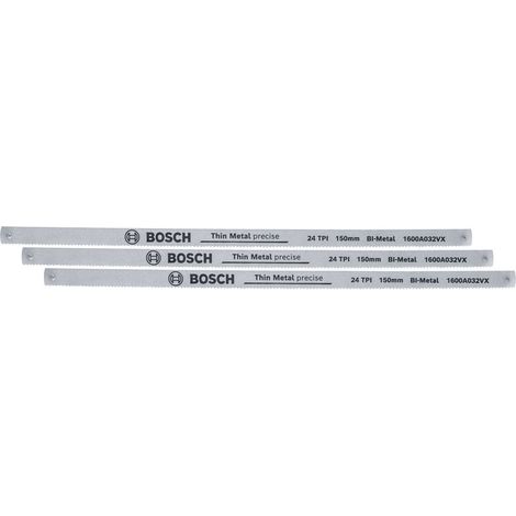 Bosch Bügelsäge 150-mm-Blatt, 24 TPI, 3-tlg. (1/5)