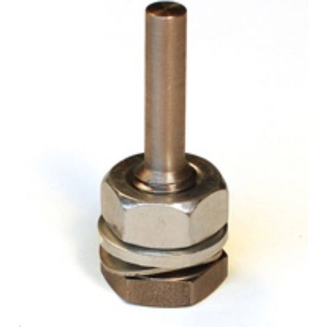 SUPPORT TIGE FILETEE + ECROU POUR FIXATION MEULE SUR OUTIL CEDREY