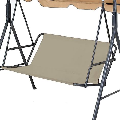 1PCS (138x50x50 cm,Brun)Housse de Siège de Balancelle, Toile de Balancelle Jardin, Imperméable Couverture de Siège Balançoire, Housse Coupe-Vent, de Rechange pour Chaise Extérieur (1/4)