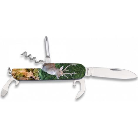 6-faches Taschenmesser 3d Hirsche