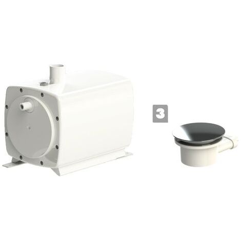 Saniflo SANIFLOOR 3 Shower Waste Pump Wet Room + 90mm Waste for Shower Trays