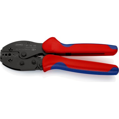 KNIPEX 97 52 50 SB PreciForce® Crimpzange mit Mehrkomponenten-Hüllen brüniert 220 mm (1/2)