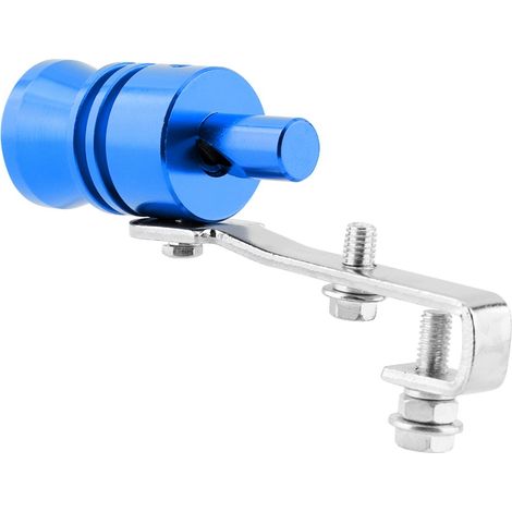 Tuyau d'échappement universel avec sifflet turbo pour voiture, ATV, SUV, accessoires auto (Bleu) (1/5)
