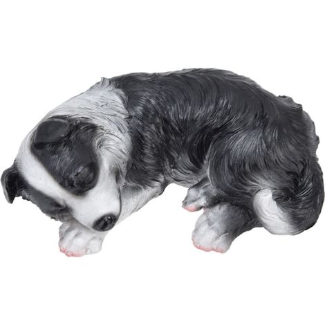 Statuette de Chien Réaliste et Mignonne pour Décoration de Jardin, Pelouse ou Bureau (1/5)